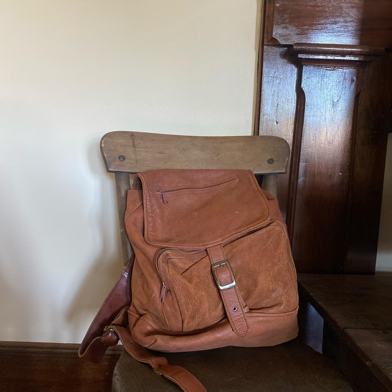 Marlboro 2024 leather backpack