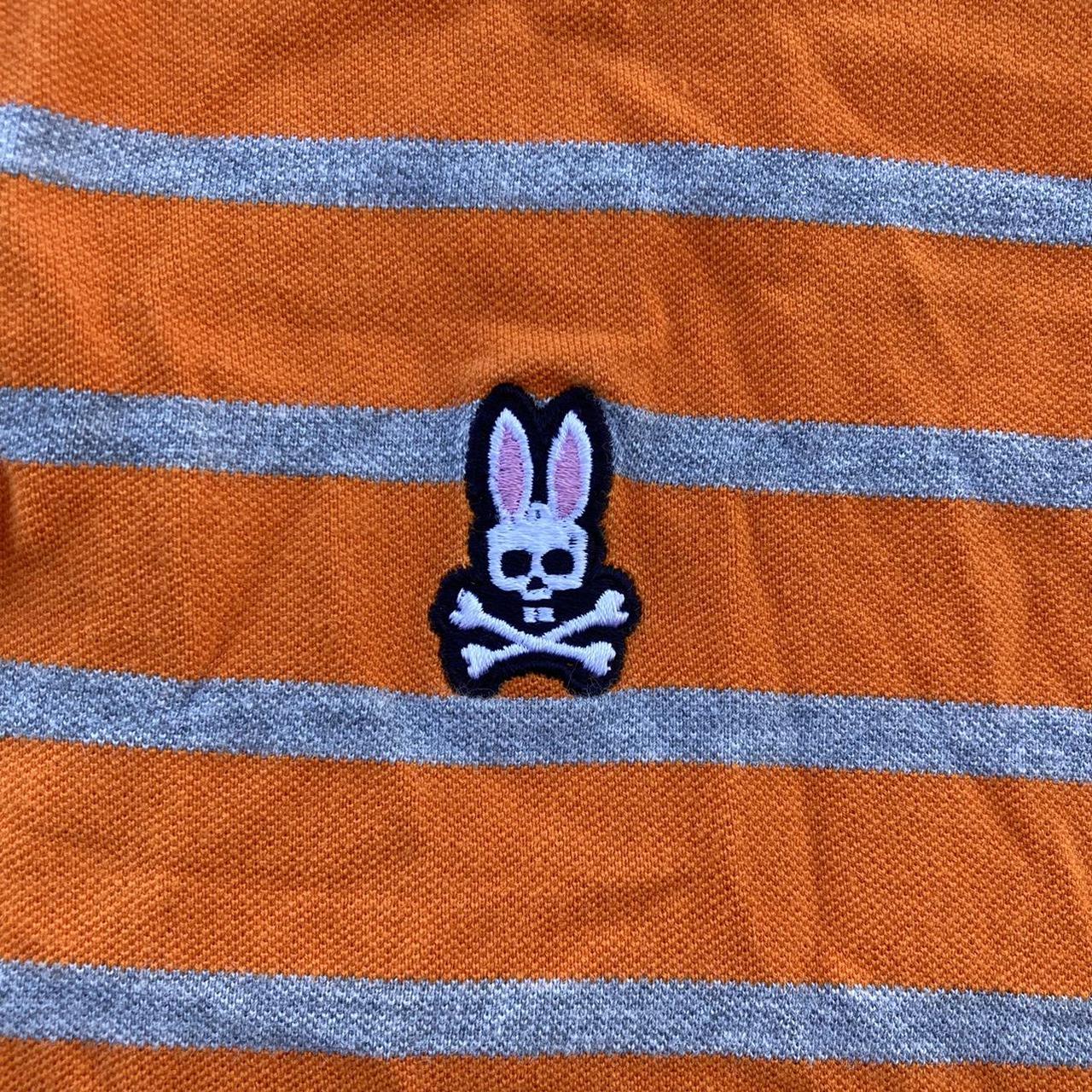 Psycho Bunny Men's Orange and Grey Polo-shirts (3)