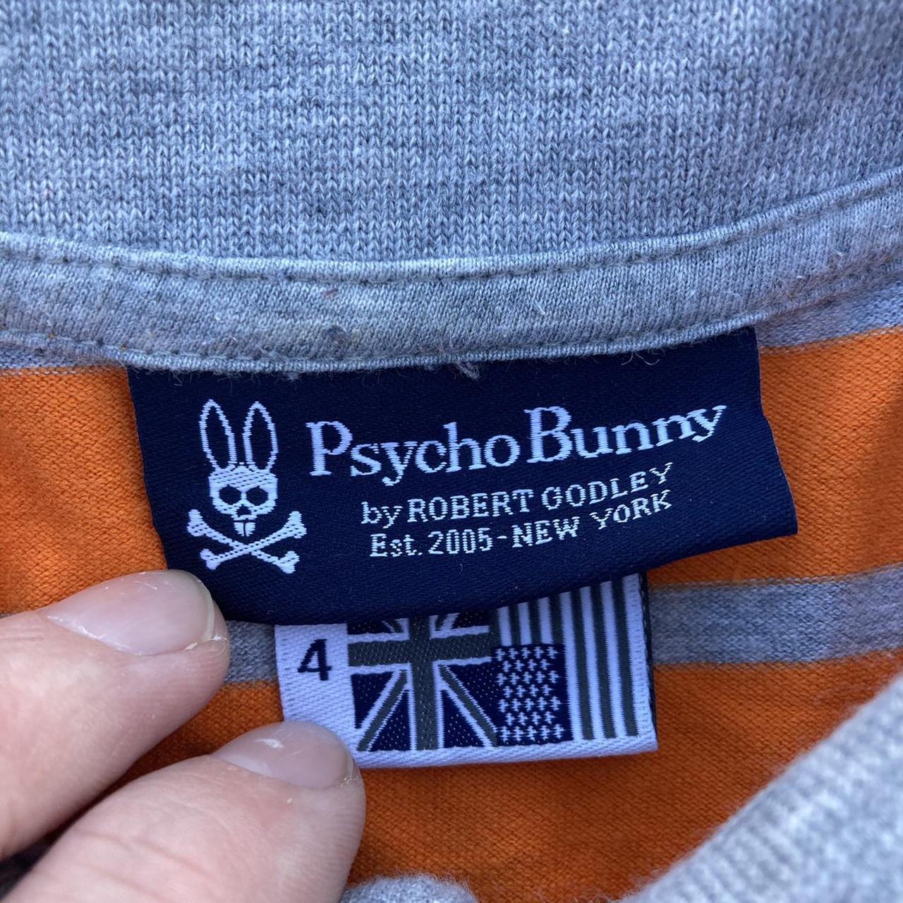 Psycho Bunny Men's Orange and Grey Polo-shirts (4)