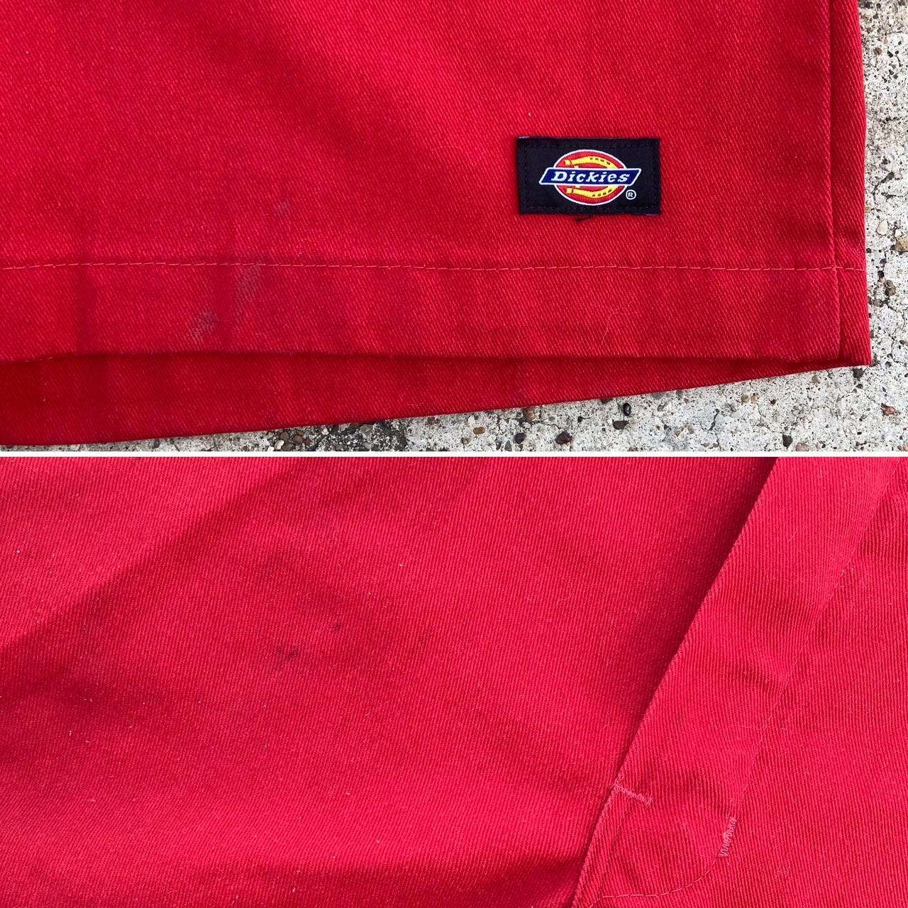🔨 DICKIES WORKWEAR CRIMSON RED EXTRA LONG AND BAGGY... Depop