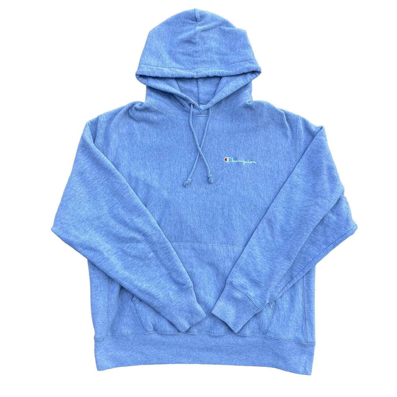 Champion men's vintage dyed fleece pullover hoodie hot sale embroidered logo