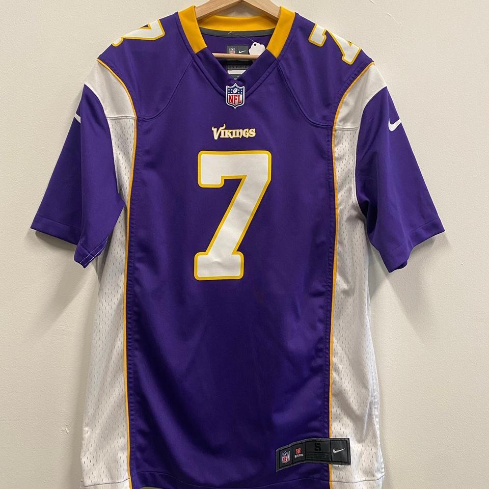 NFL Minnesota Vikings jersey Ponder #7 Nike Game - Depop