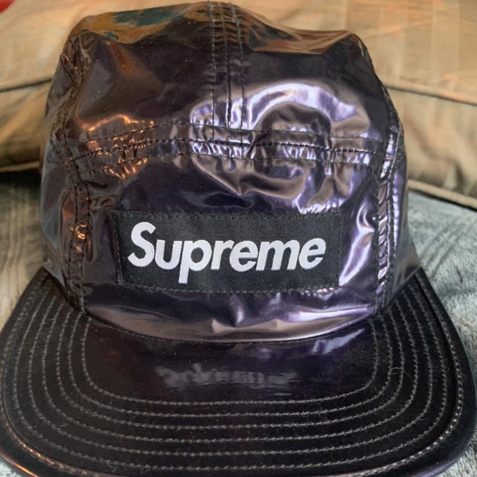 ☆安心の定価販売☆】 supreme GlossyRipstopCampCap Grey 16A/W | www