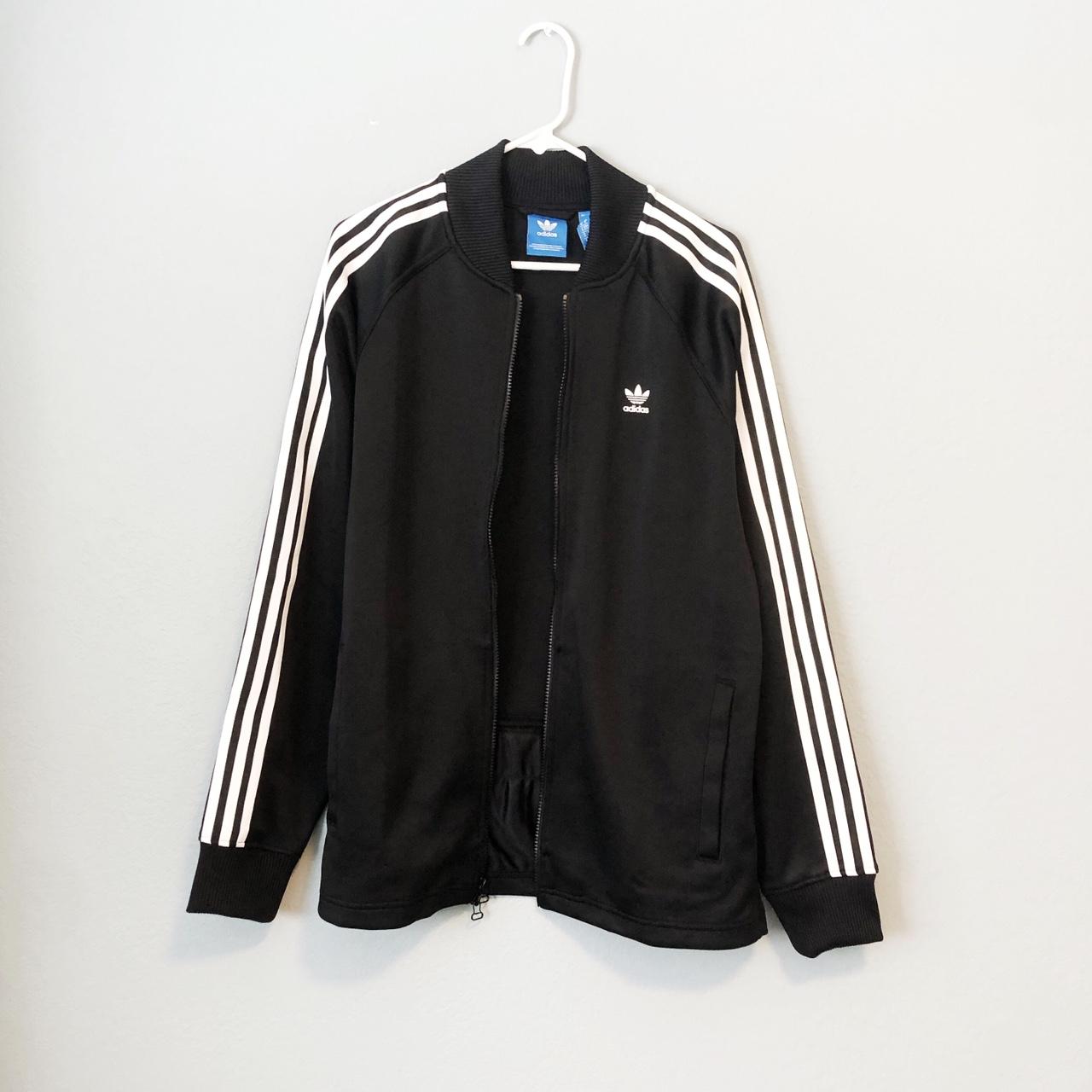 adidas soccer jacket great condition barely worn - Depop