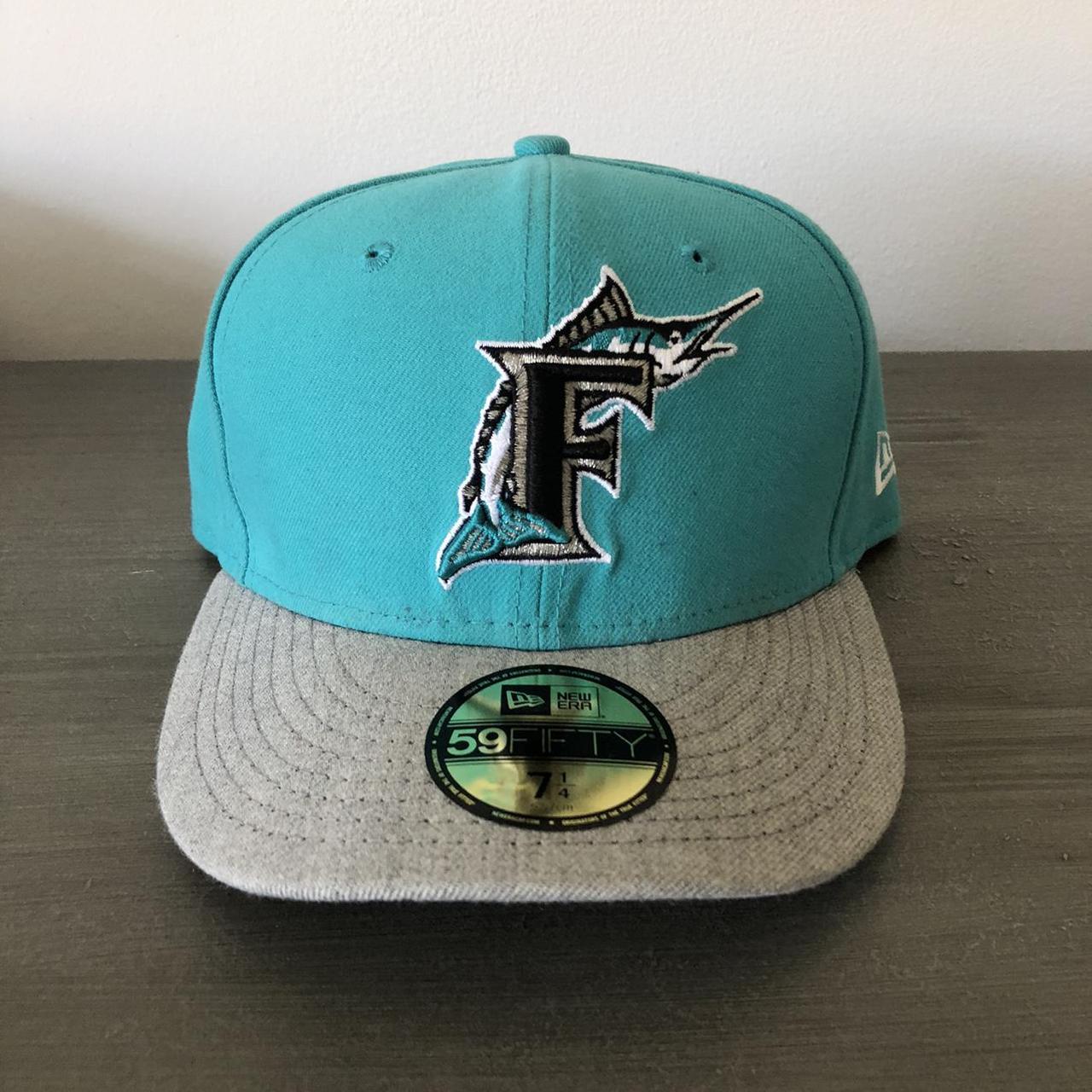 New Era fl Marlins Hat 7 1/4