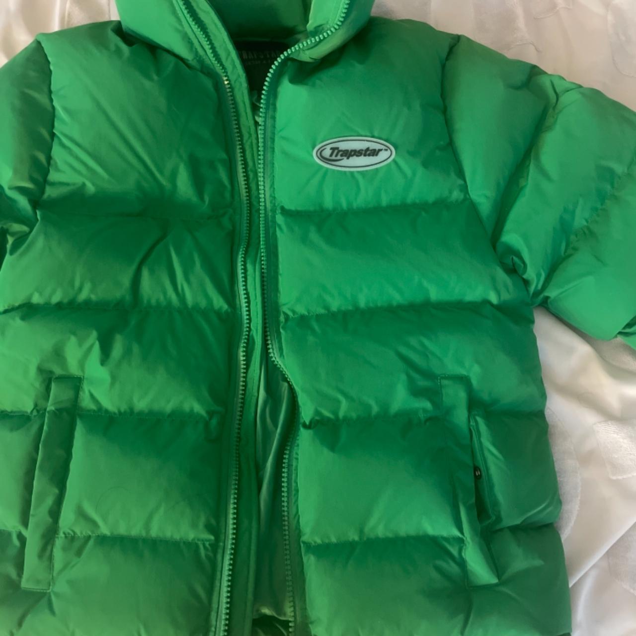 Green Trapstar men’s jacket Brand new never worn,... Depop