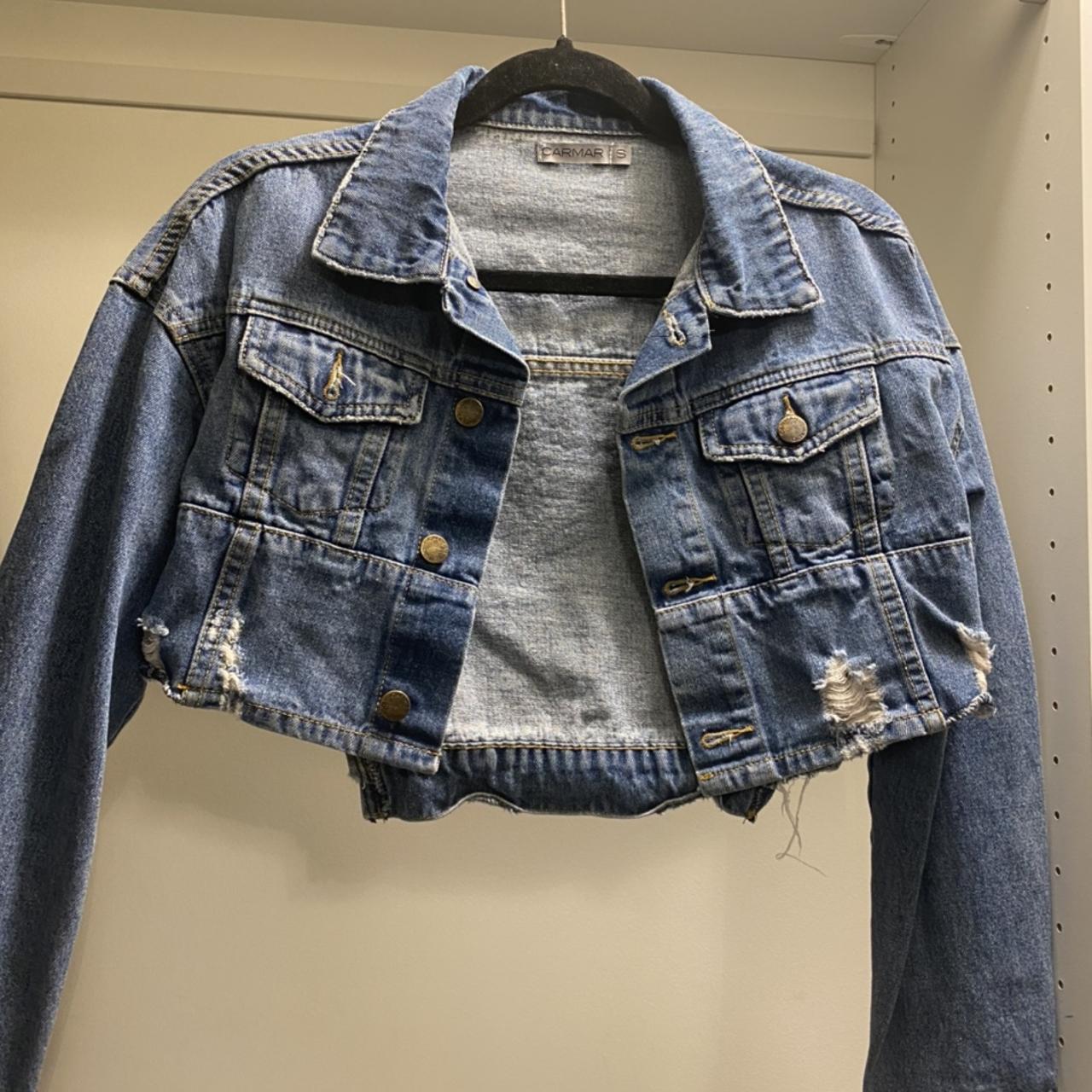 LF Women's Blue Jacket | Depop