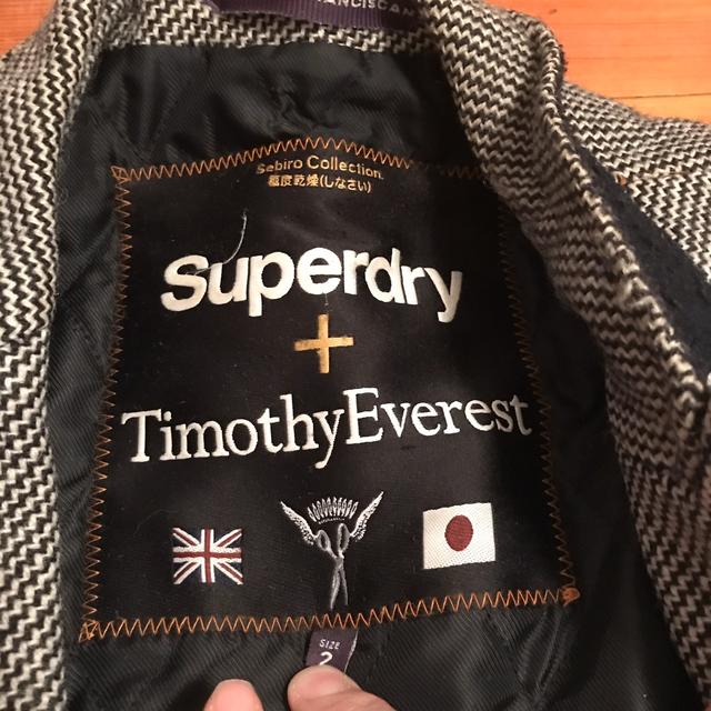 Mens Superdry + Timothy Everest Tweed men's Jacket - Depop