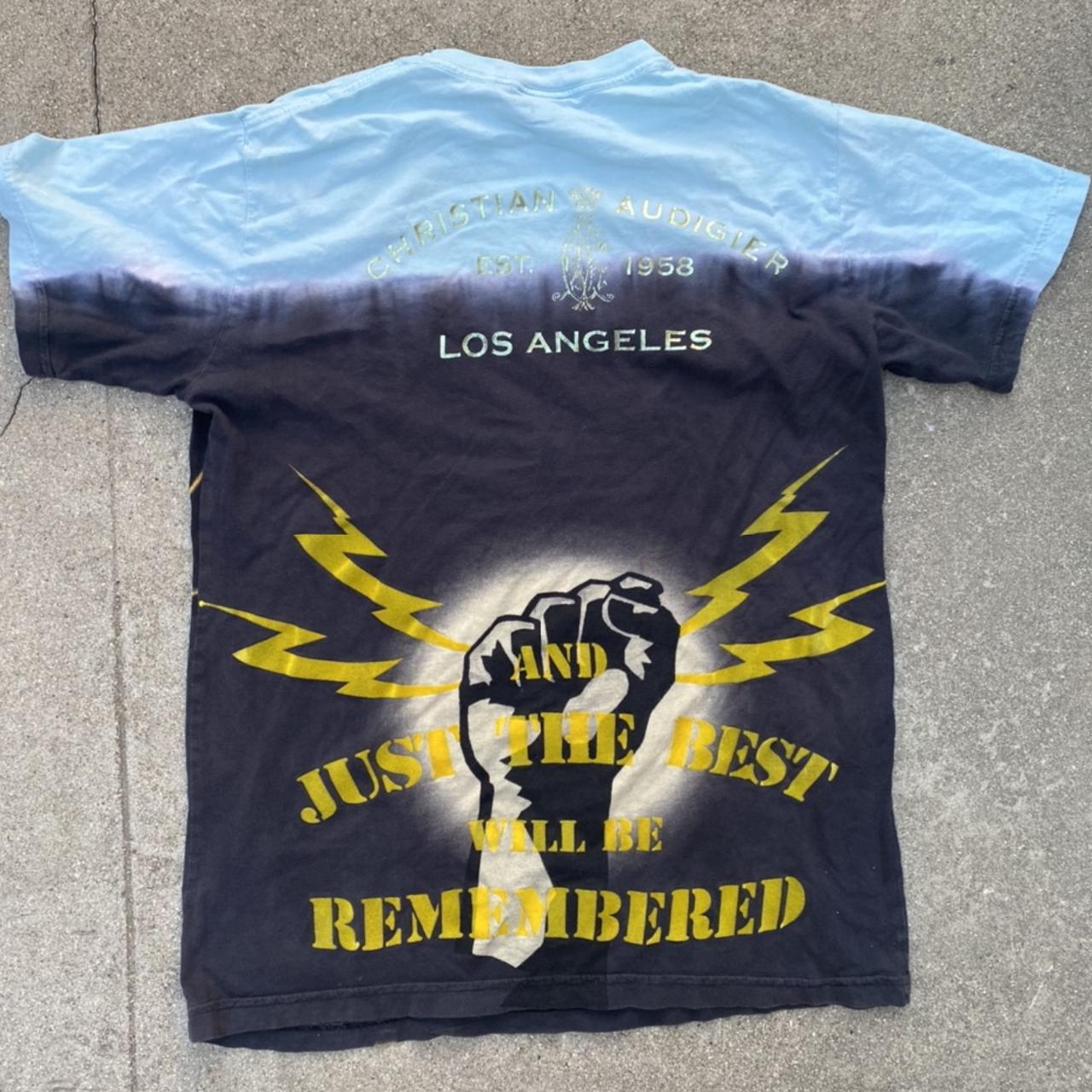 Christian Audigier vintage Tupac Shakur double sided | Depop