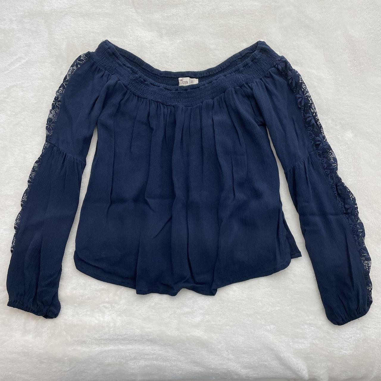 Clothes Hollister Off The Shoulder Shirt Hollister Off The