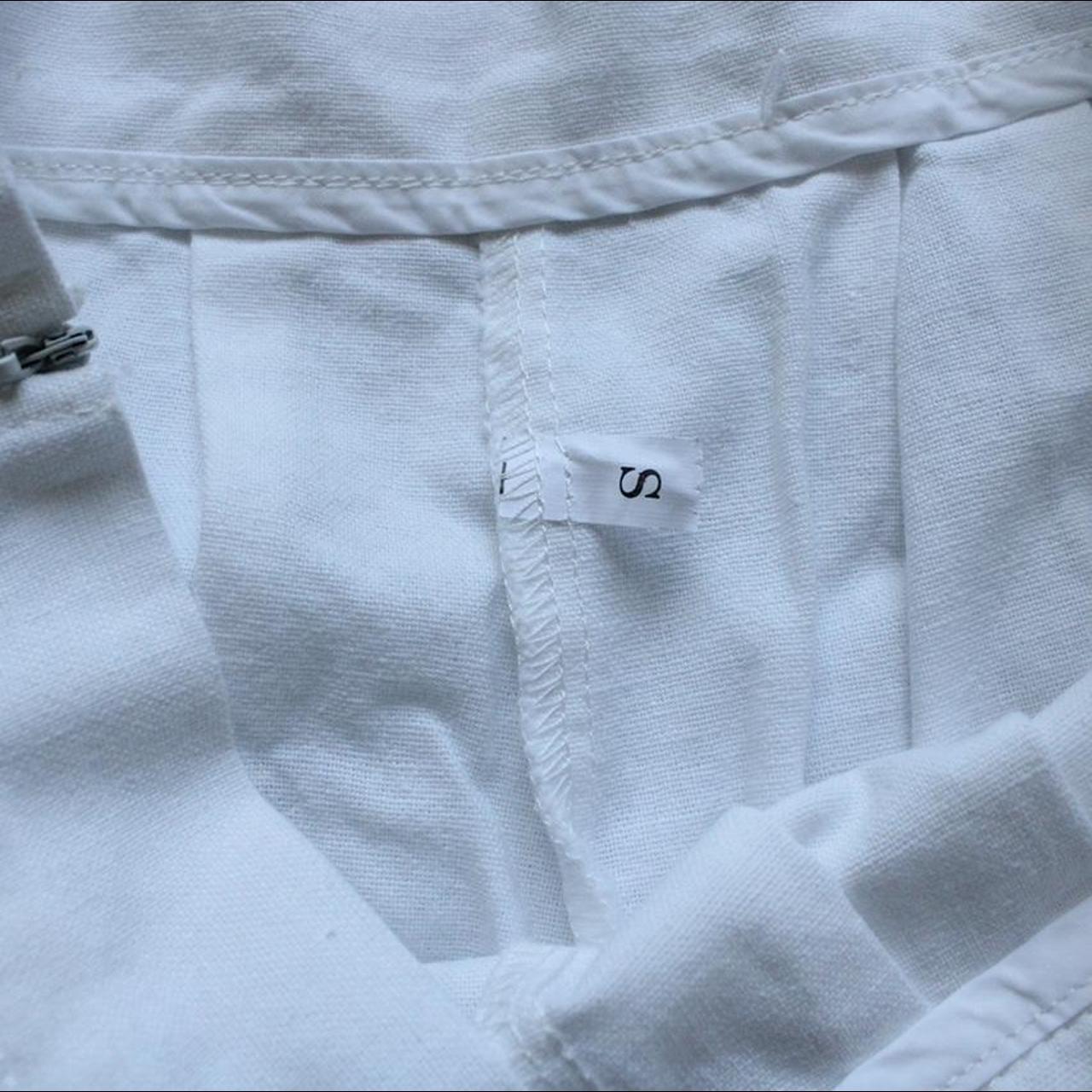 White linen pants 🗿 Cropped Wide Leg Fit Perfect... - Depop