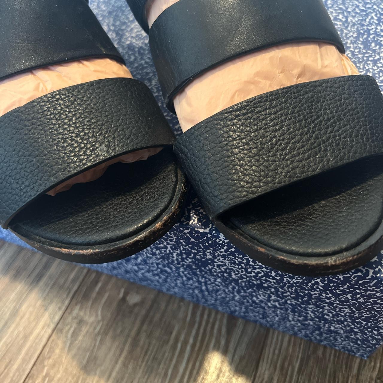 Bul black leather sandals. Super cute for summer &... - Depop