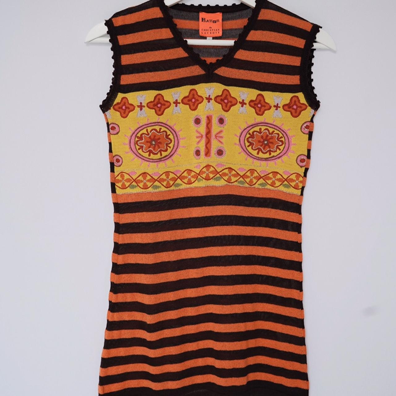 Vintage Christian Lacroix funky vest. Marked L but... Depop