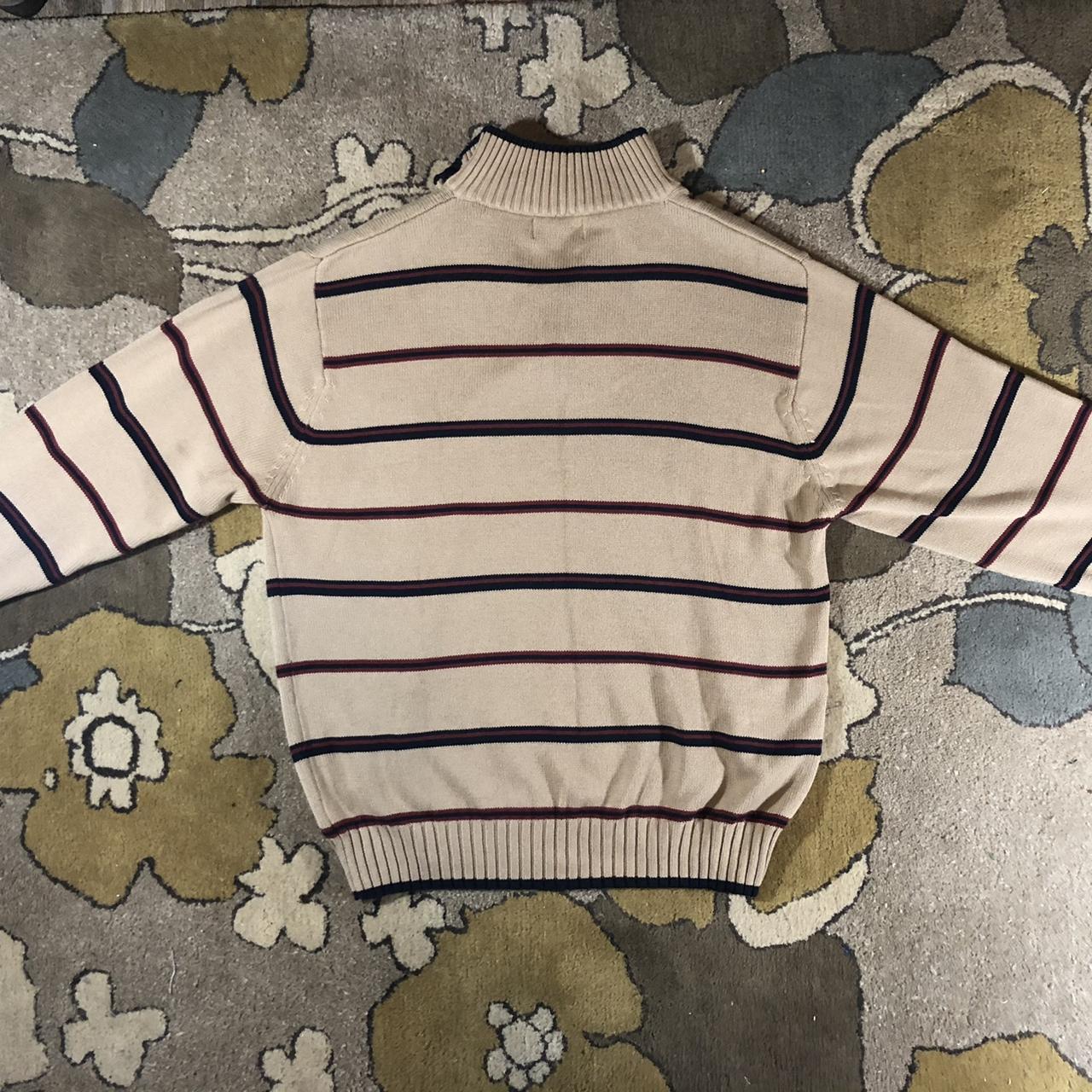 17London Men's Cream and Red Jumper (3)