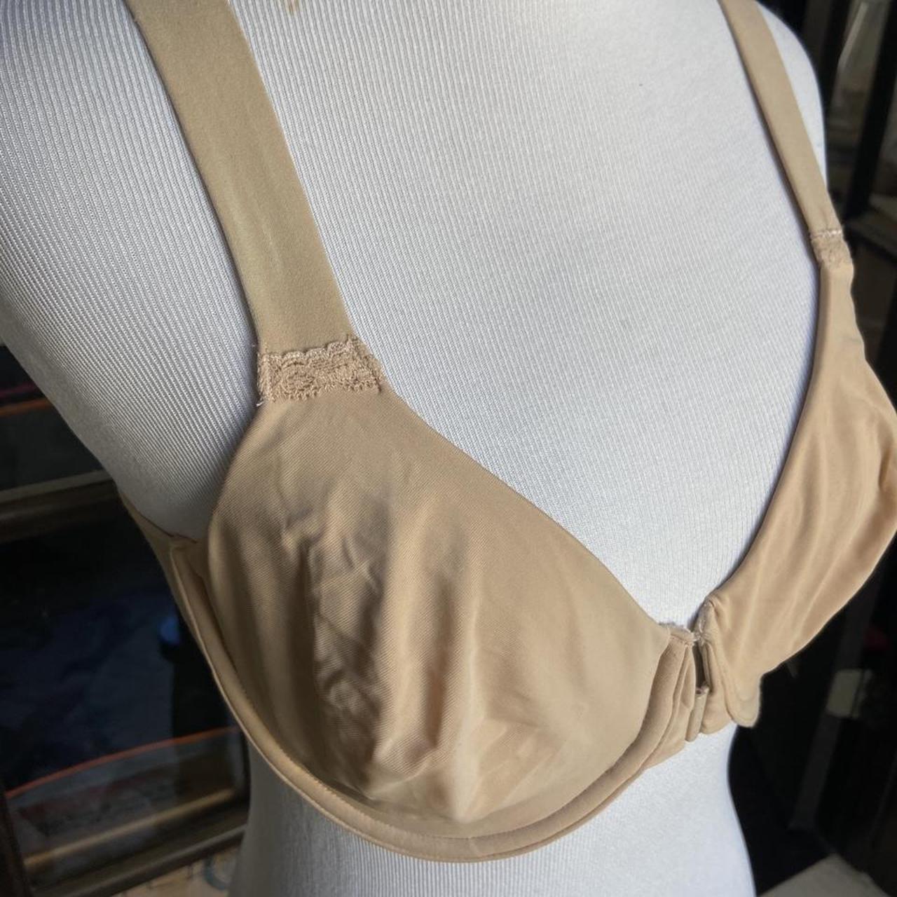 Spanx Women's Tan and Cream Bra | Depop