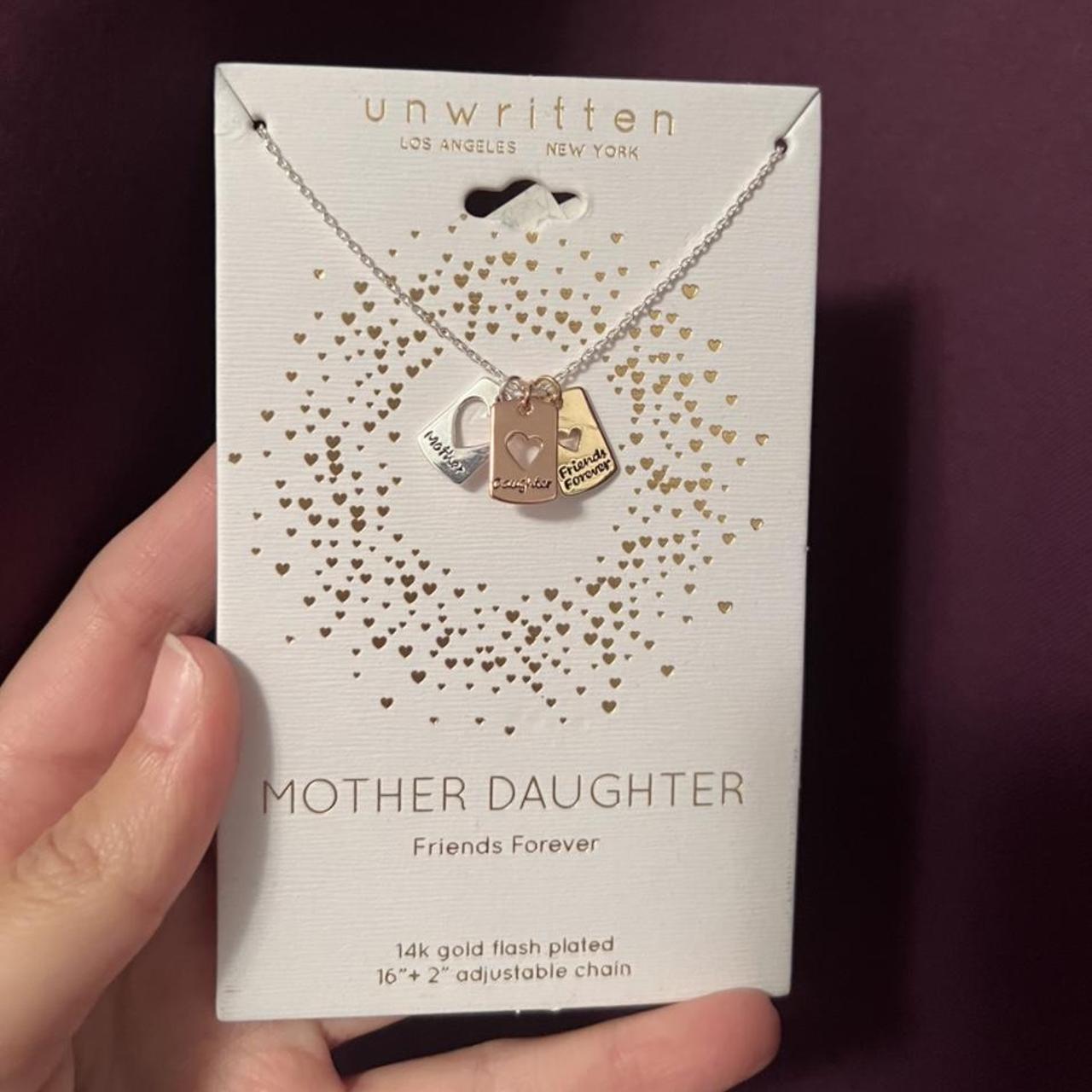 14k Gold Mother Daughter Necklace 14K Gold Mother Daughter