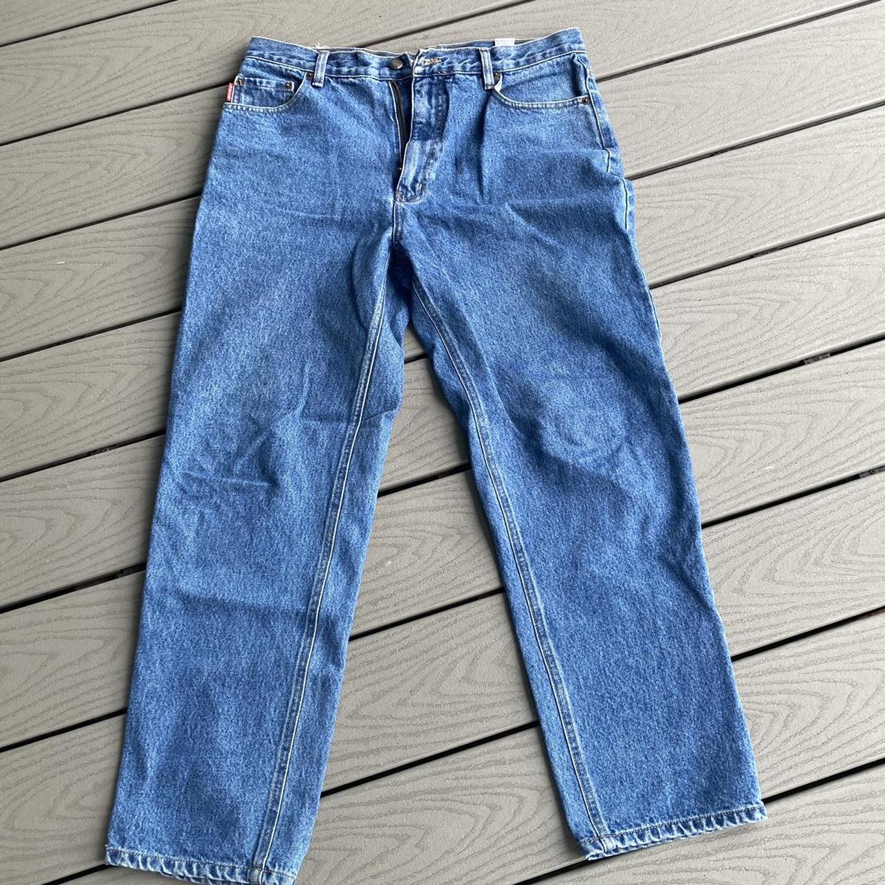 vintage bugle boy jeans 750 back patch is falling... Depop