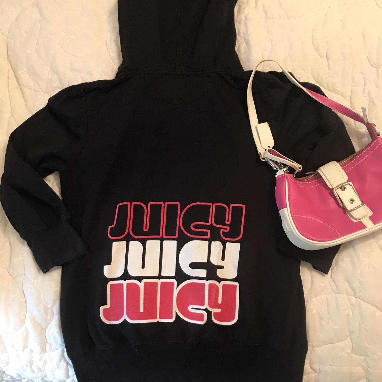 Juicy Couture Hoodie Size small modeled on a... - Depop