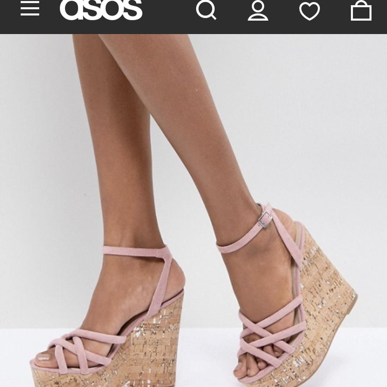 Asos tulita deals high wedges