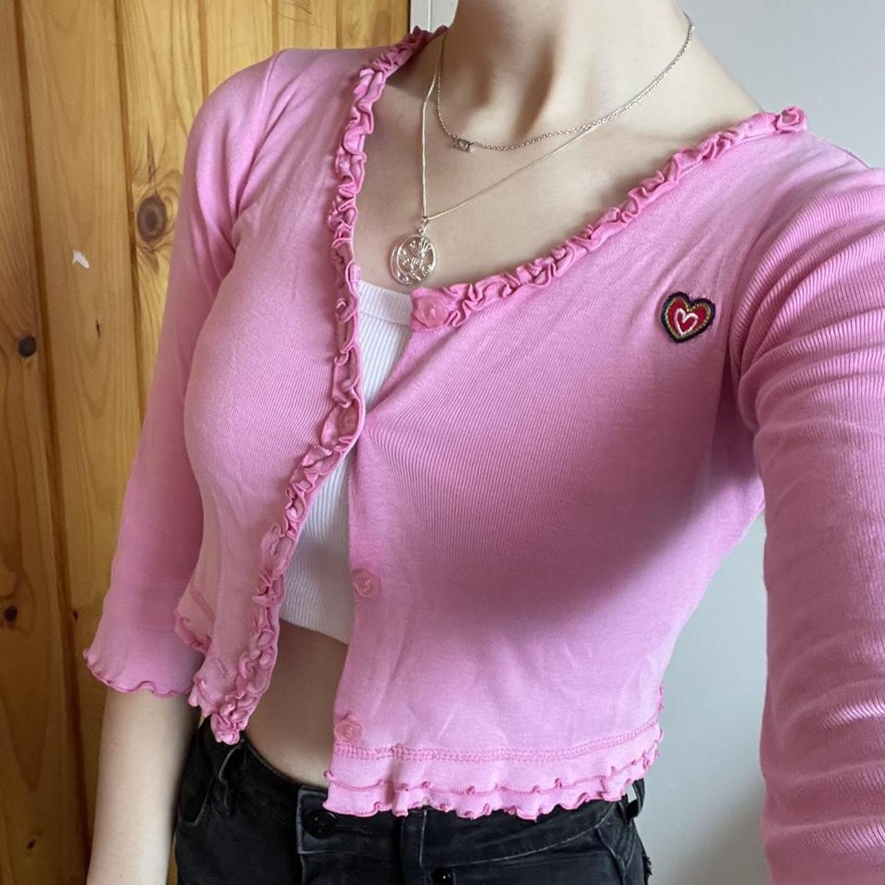 Women's Pink Cardigan | Depop