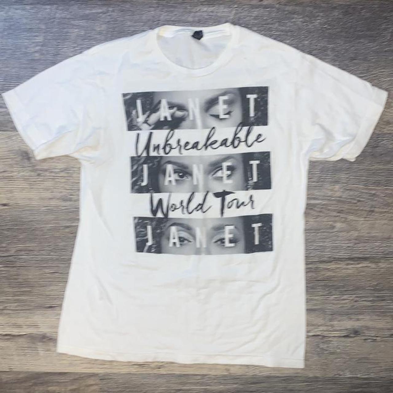 janet jackson unbreakable tour t-shirts