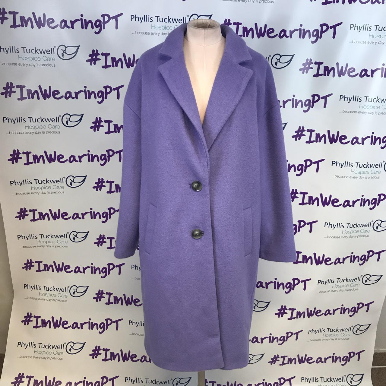 lavender pea coat