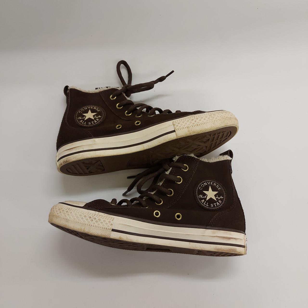 Converse all star Ladies high top casual canvas boot... - Depop