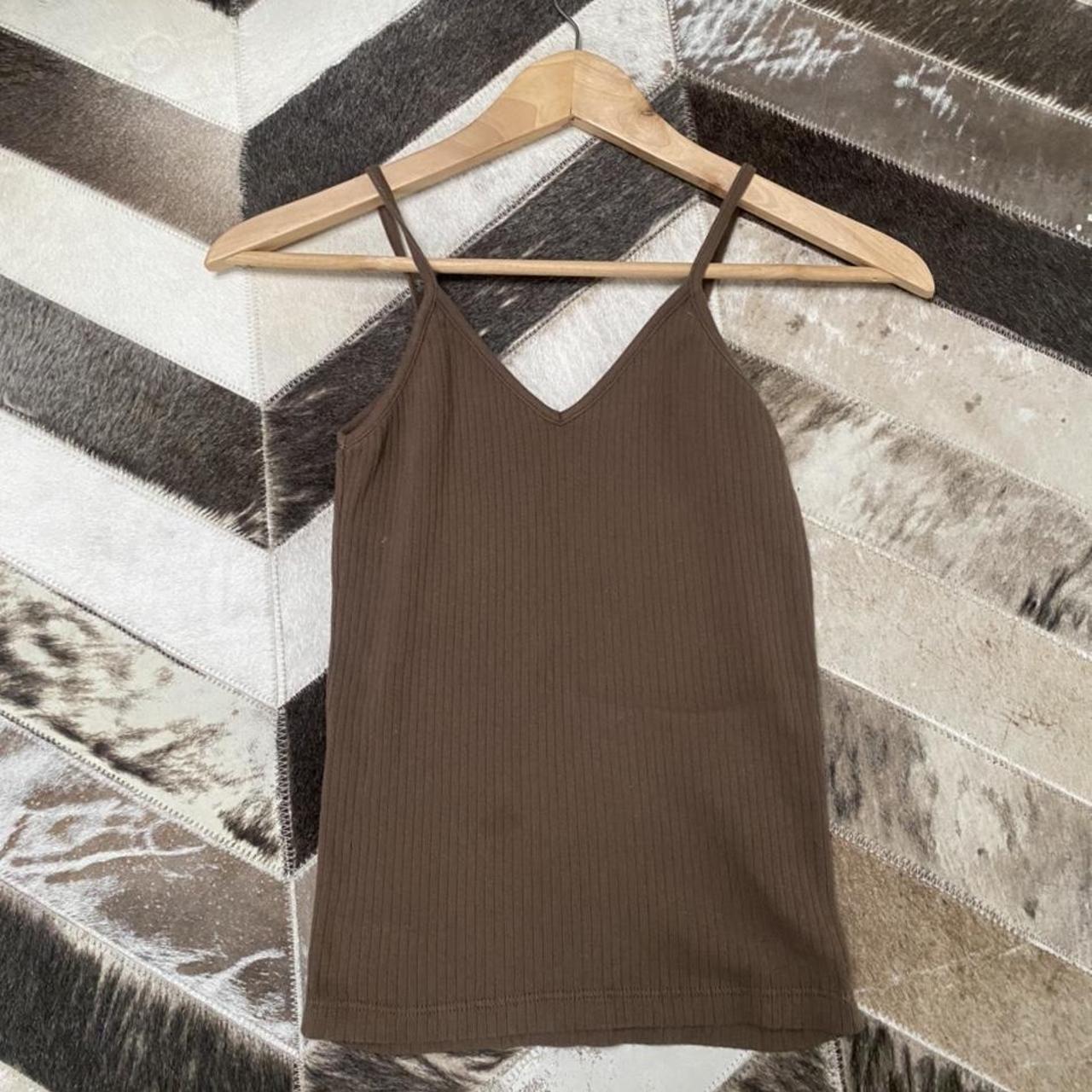 Brandy Melville Women's Brown Vest Depop