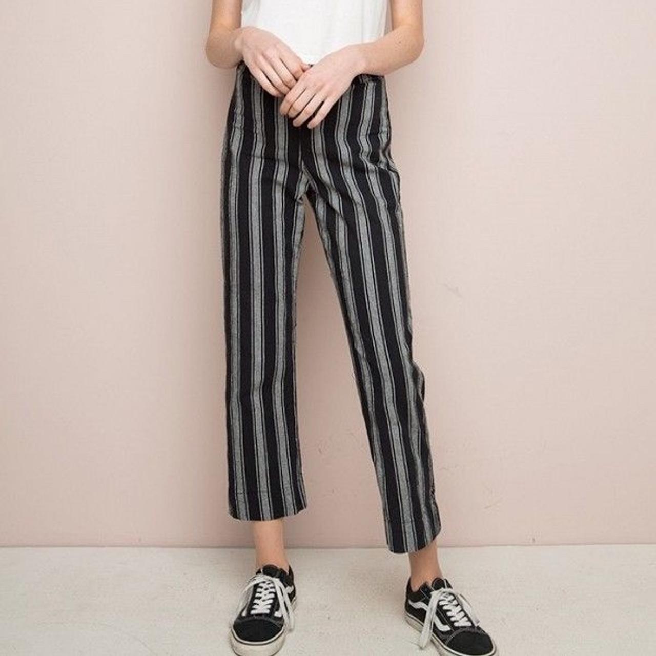Brandy Melville striped Tilden pants size one size. Depop