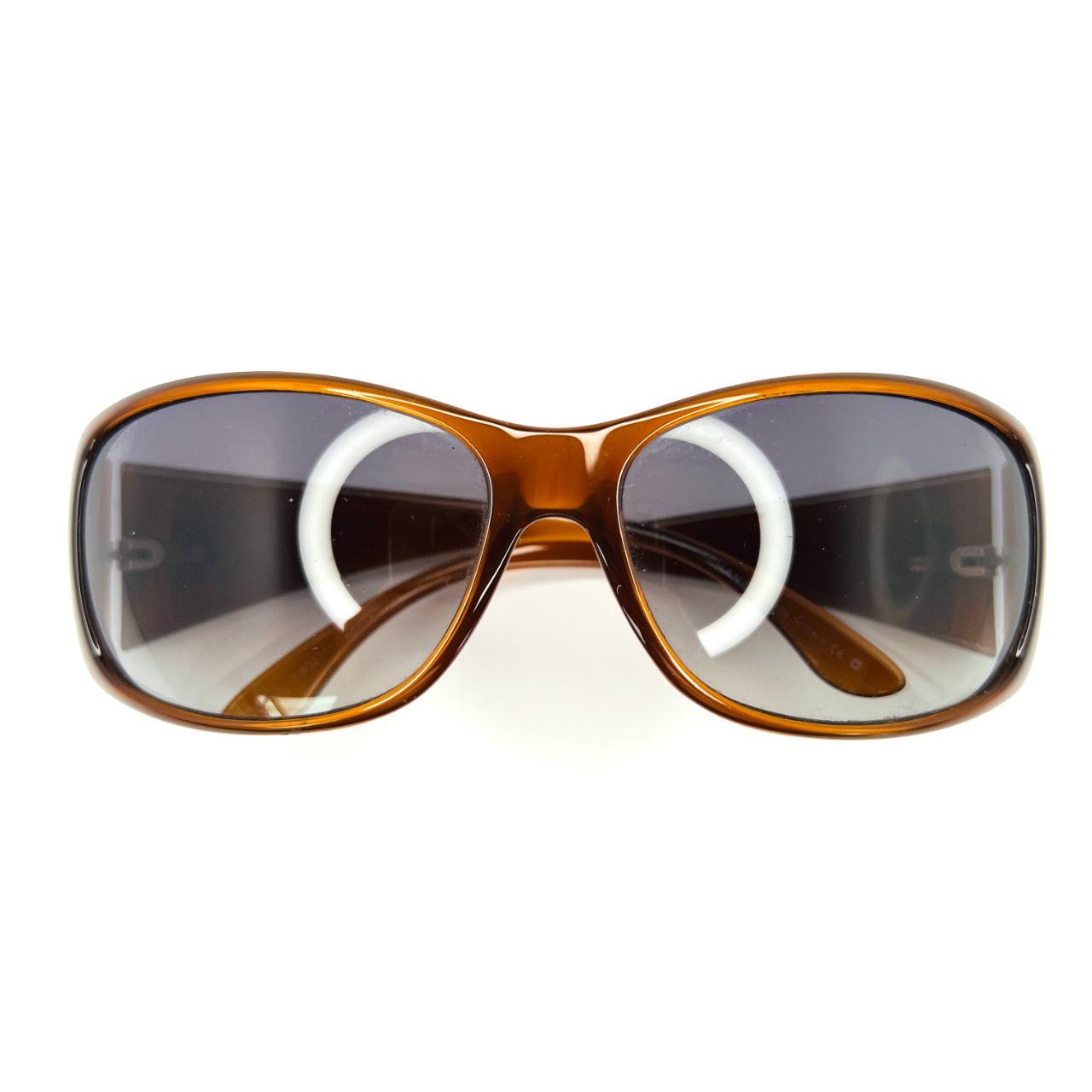 chanel sunglasses brown