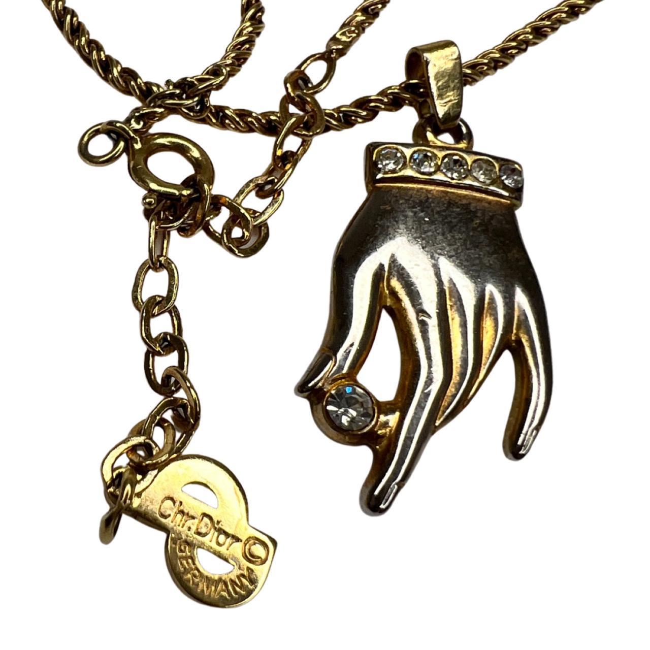 Christian Dior Vintage Gold Necklace Christian... Depop