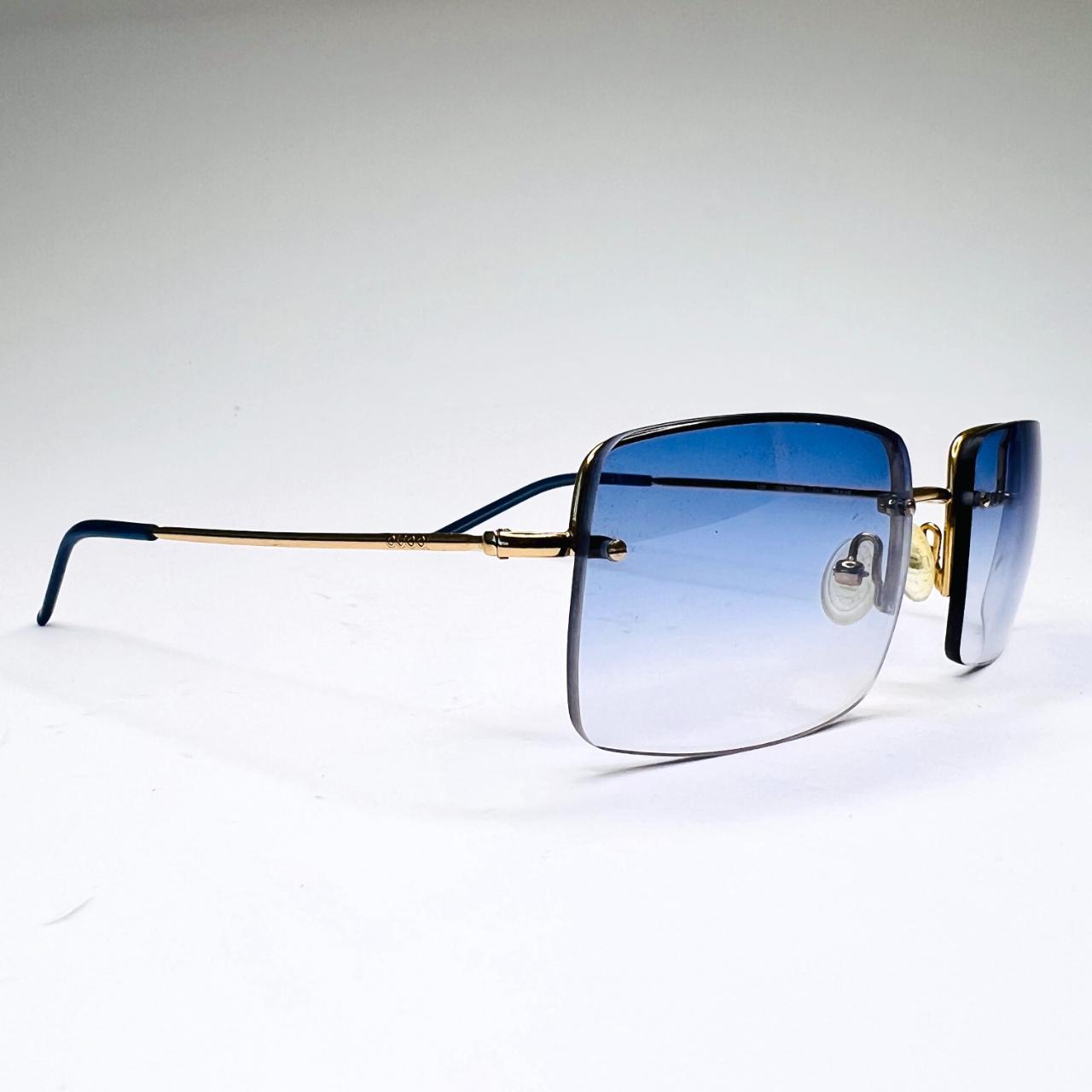 gucci sunglasses blue frame
