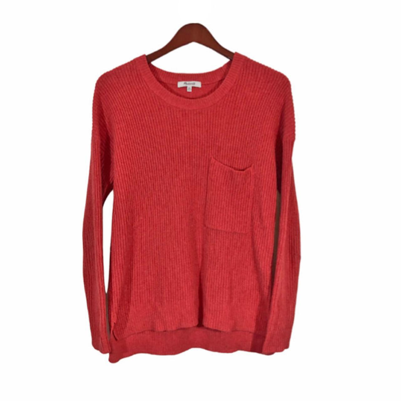 Thompson pocket clearance pullover sweater in