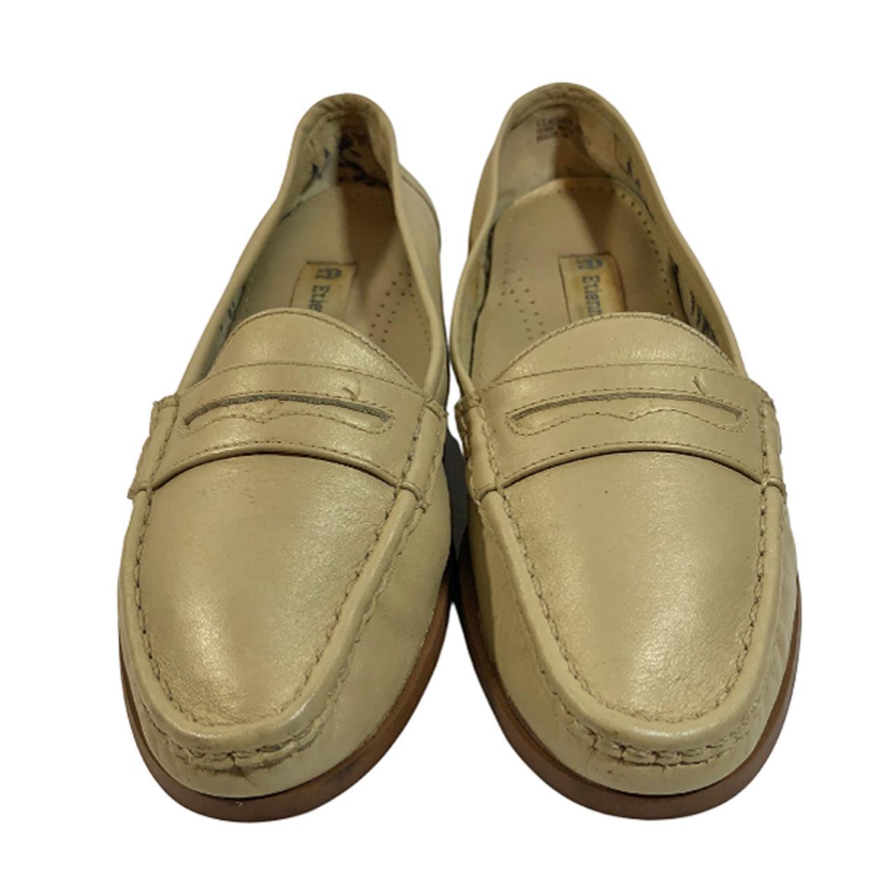 ETIENNE AIGNER Beige Loafers Women s Size 8.5 ITEM Depop