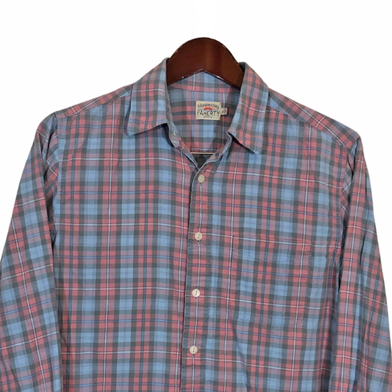 FAHERTY Brand Red Blue Gay Flannel Country Shirt... - Depop