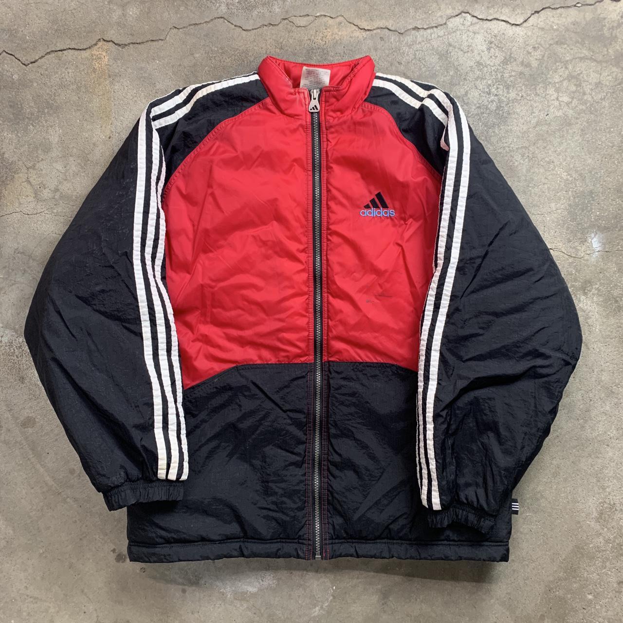 adidas vintage puffer jacket