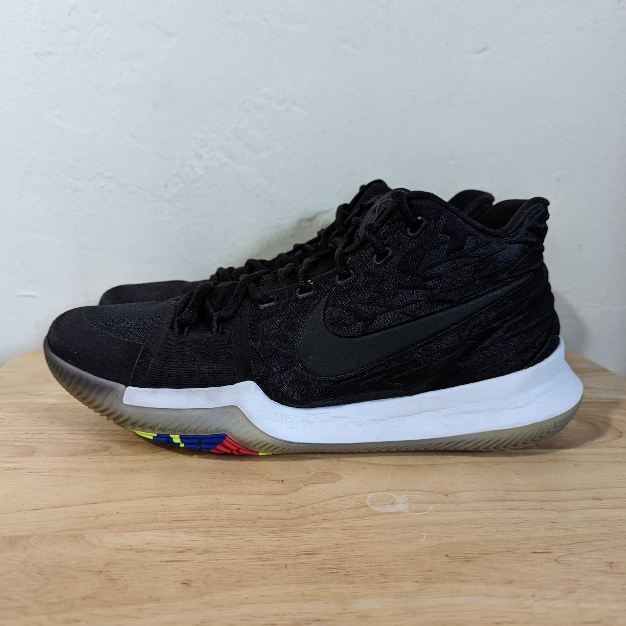 Kyrie 3 sale black multicolor