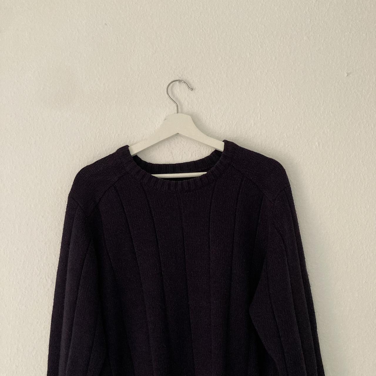 Women's Purple and Black Jumper | Depop