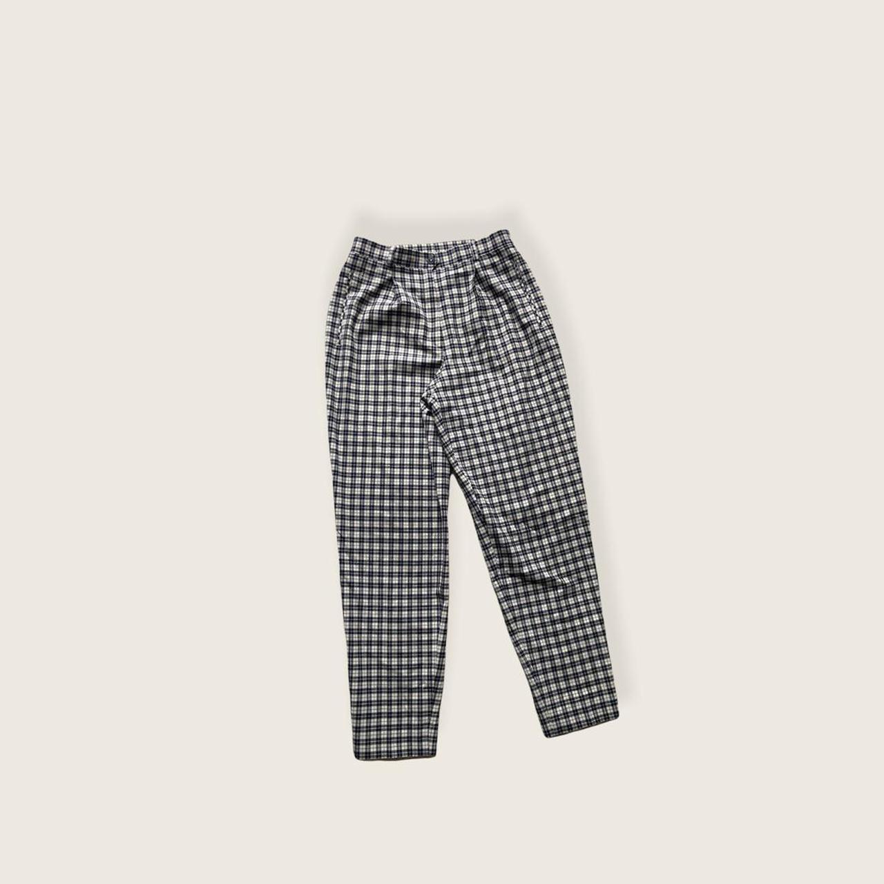 Clarina Trousers in Black And White Prince Of Wales Check | Emilia Wickstead