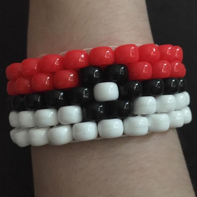 Kandi Charm Bracelets Mini Pokeball 