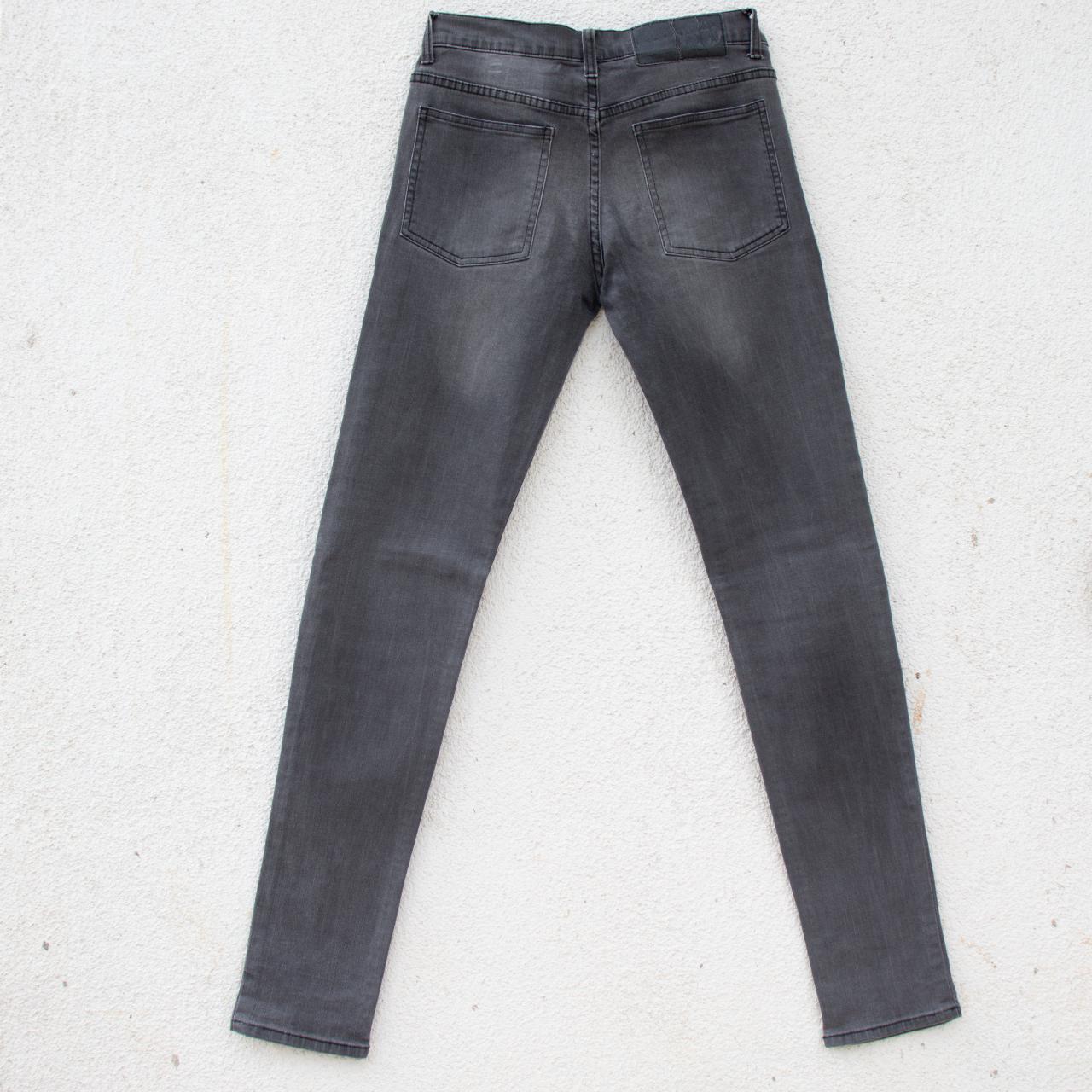 Cheap Monday Jeans Zip Low Grigio Size 32/34 denim... Depop