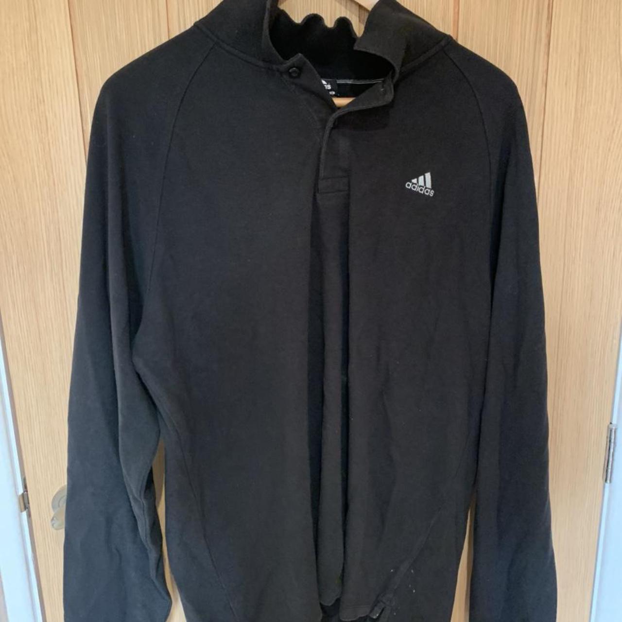 Blank Adidas rugby top #adidas #rugbyshirt - Depop