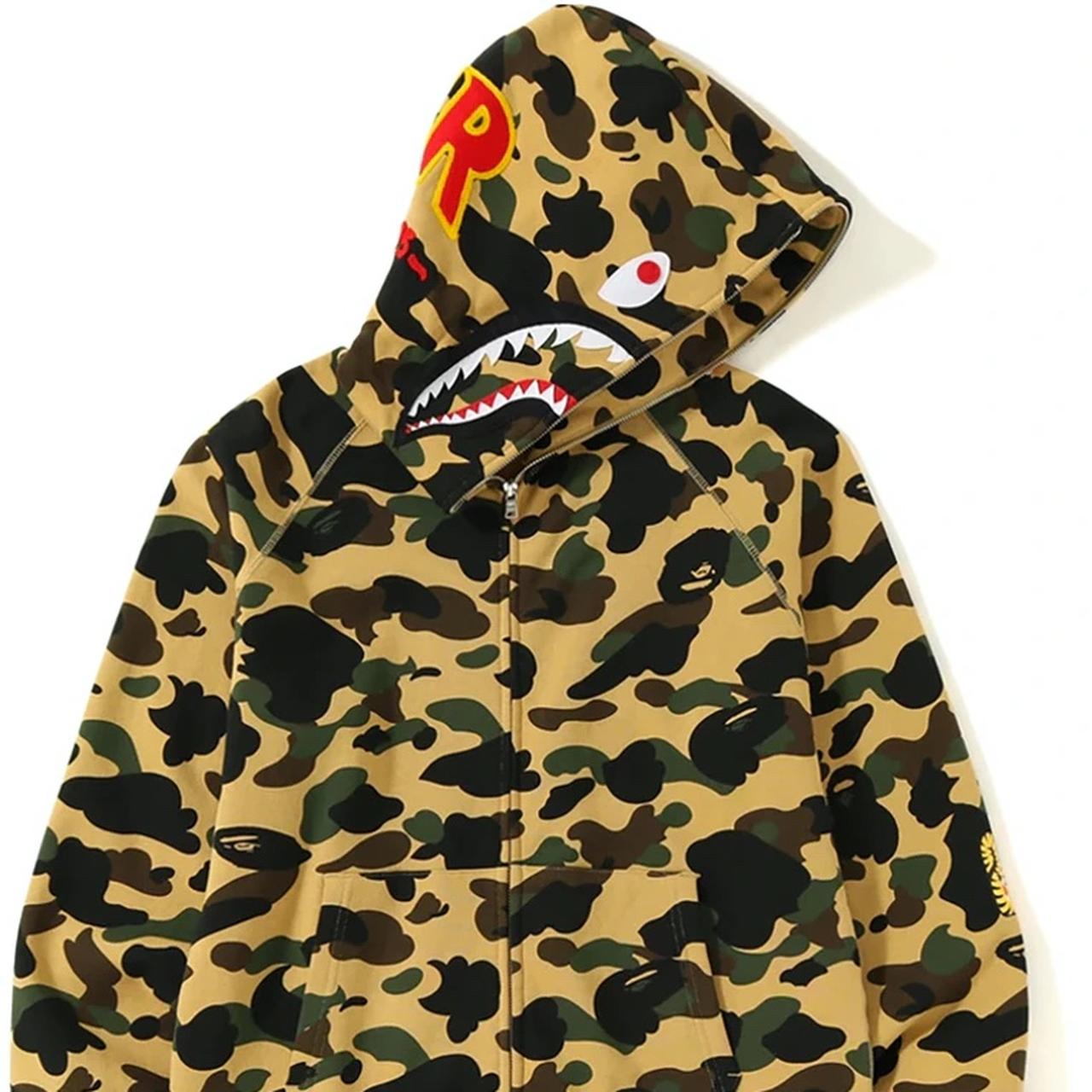 Bape PONR shark hoodie 100 authentic bought from. Depop