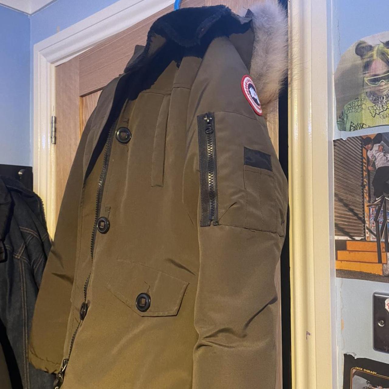 Canada goose brown parka very rare colour and great... - Depop