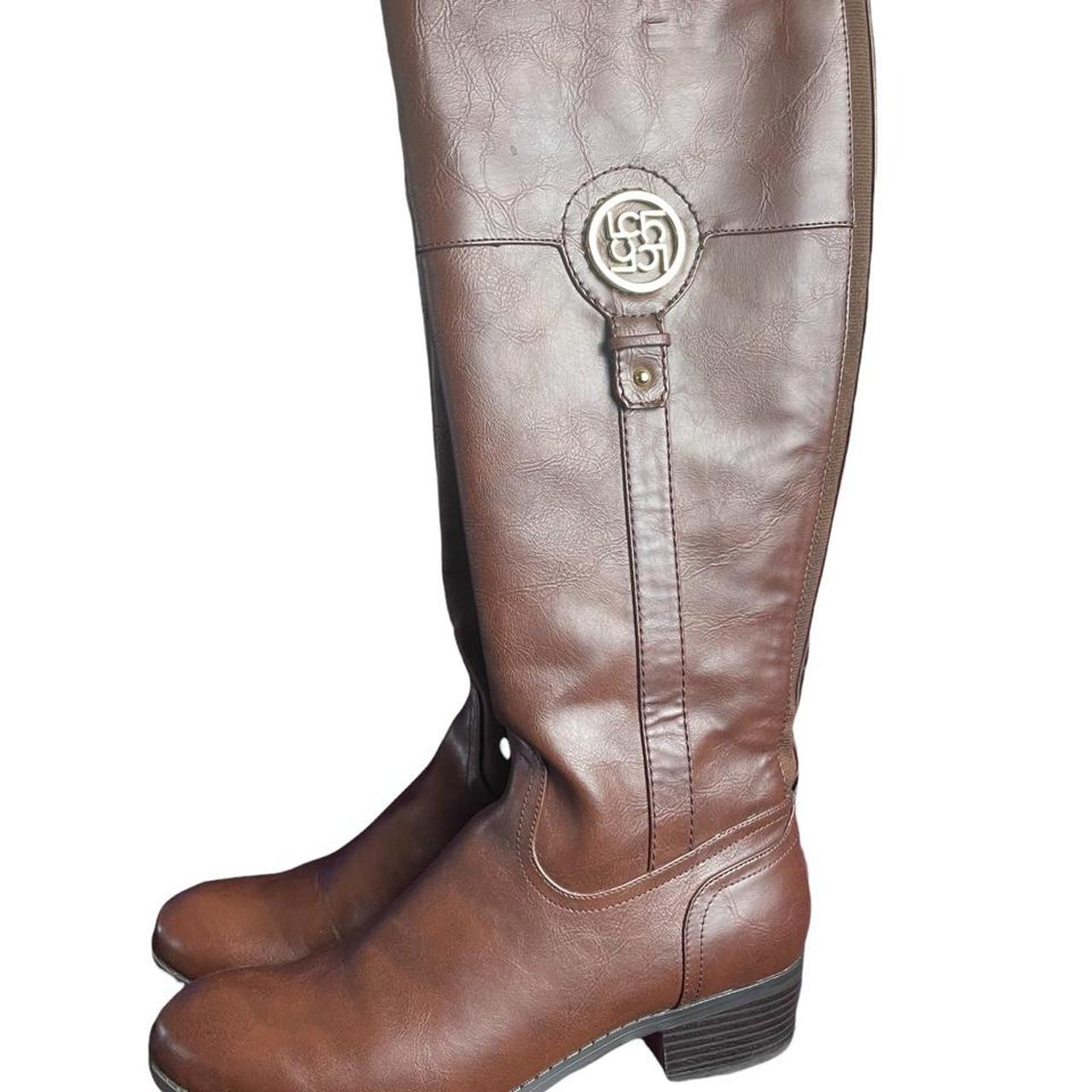Brown high boots from Liz Heel high