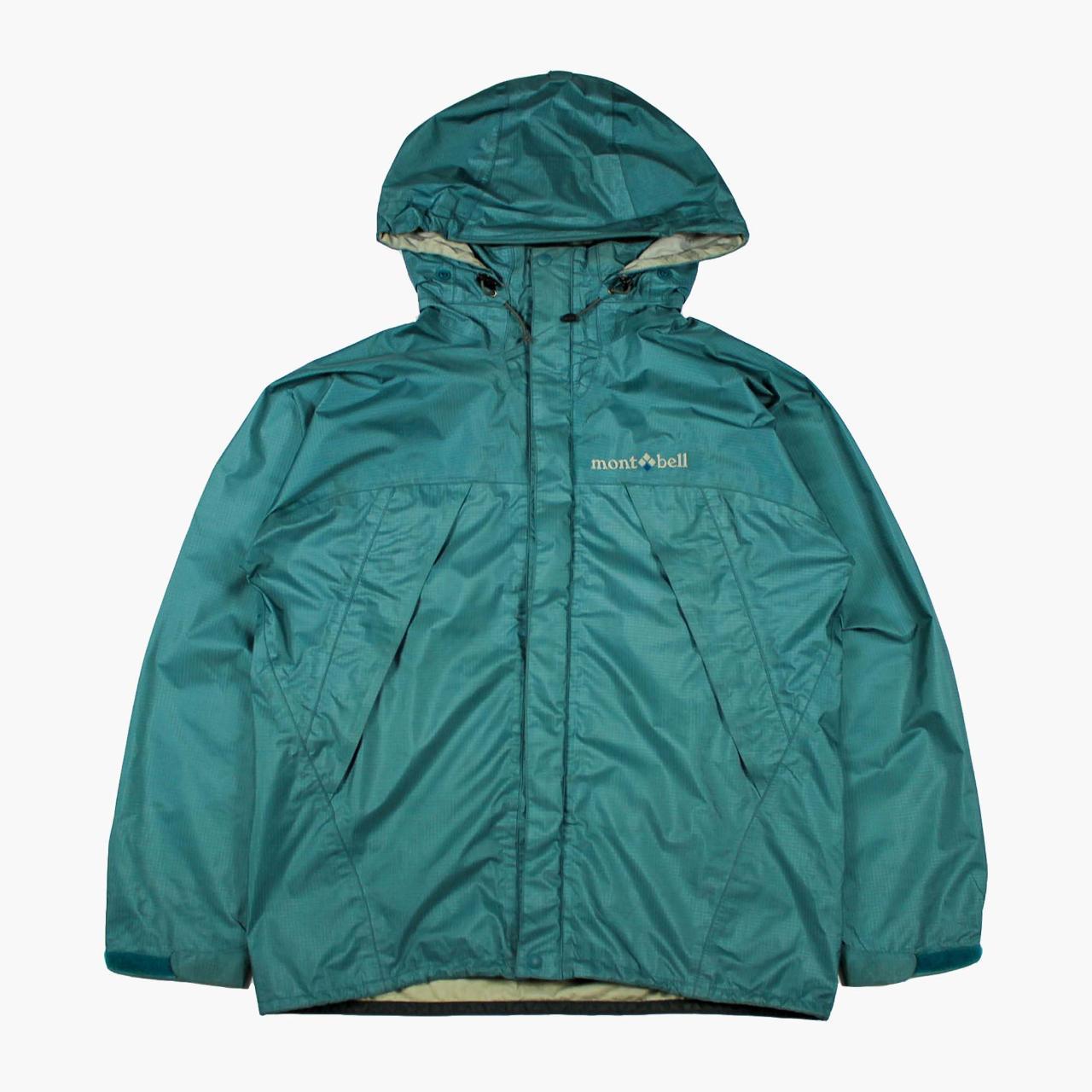Vintage Montbell Goretex Jacket Turquoise Absolute Depop