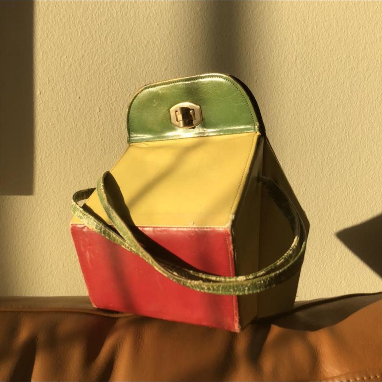 Faux Paper Bags : Picnic Bag in Tan Leather