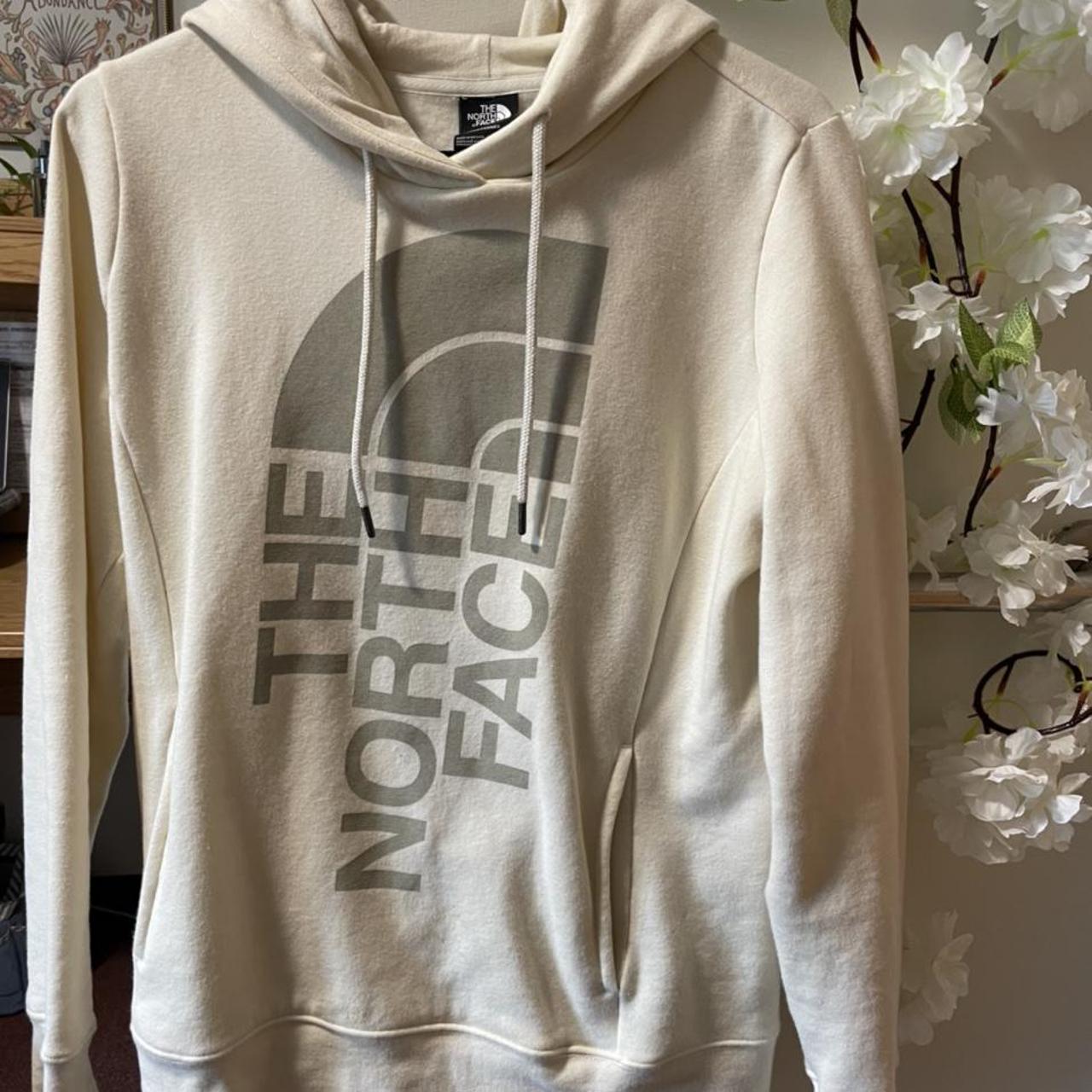 North face beige on sale hoodie