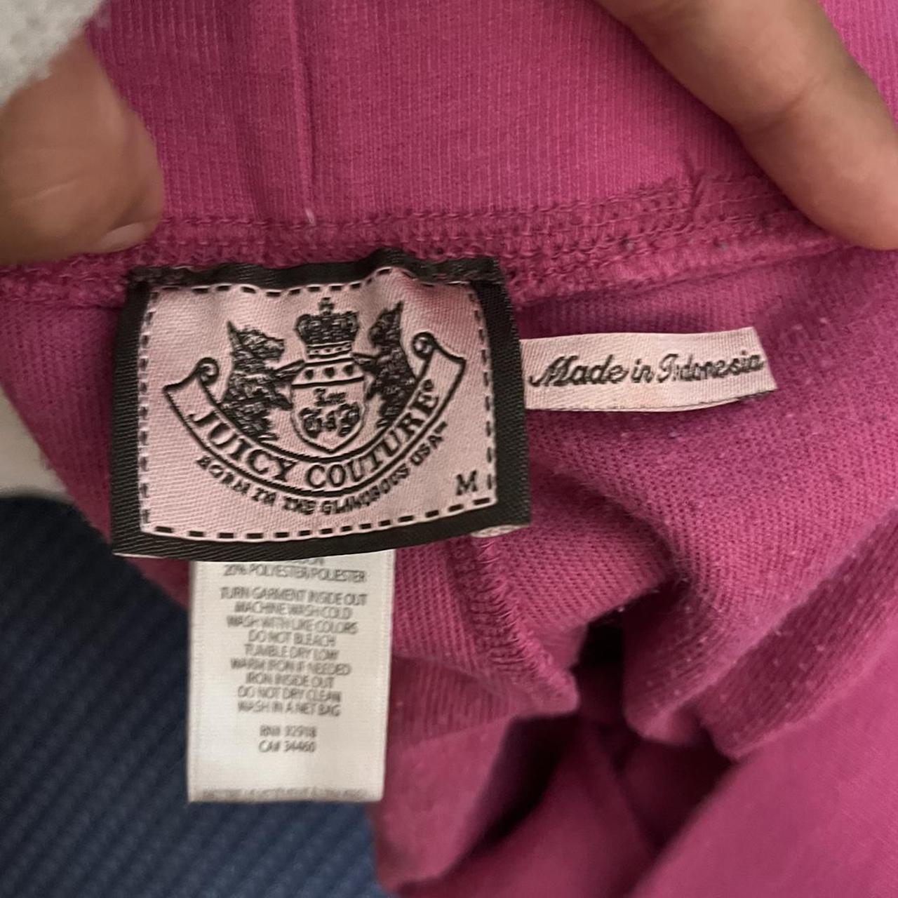 Juicy Couture Hot pink Velour... - Depop