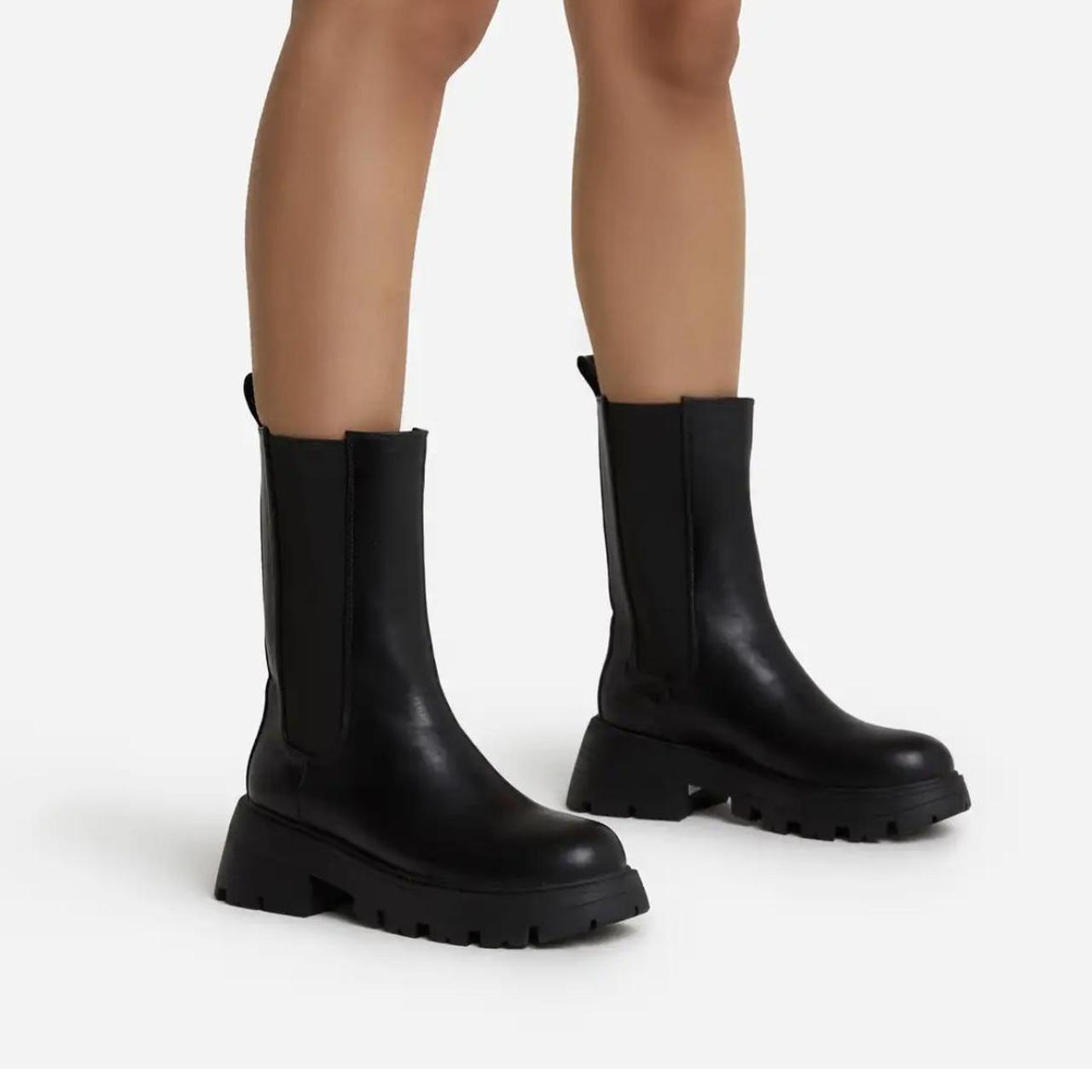 EGO Women's Black Boots Depop